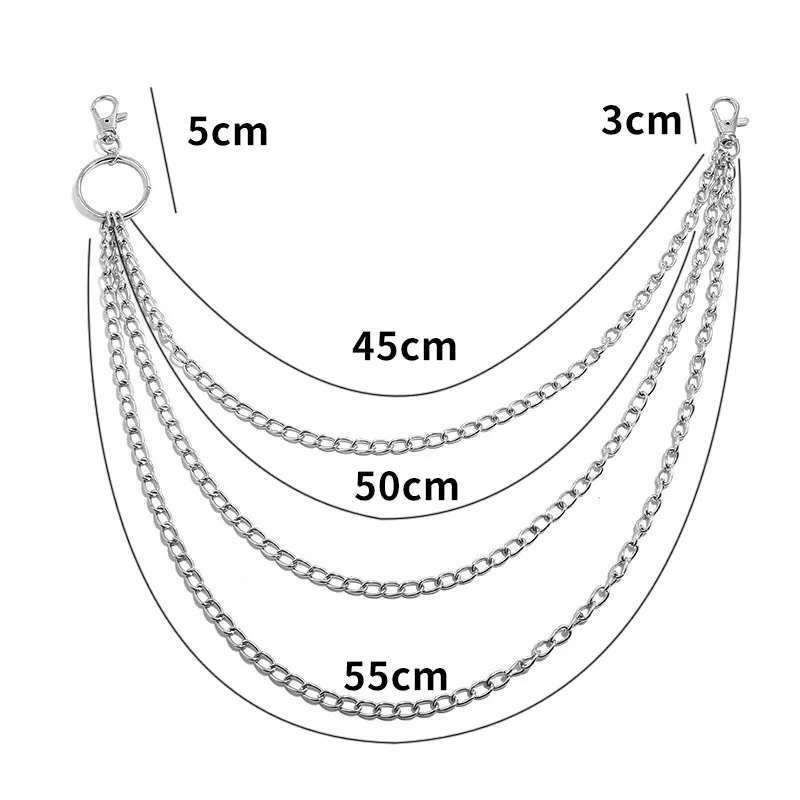 Metal Belt Chain HipHop Rock P - Body Jewelry Retainers review and price