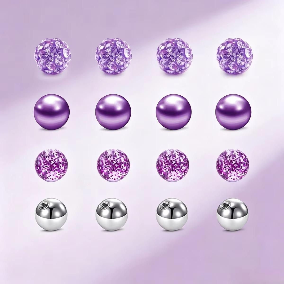 16pcs Mixed Colors Replacement - Body Jewelry Replacement Ball review and price