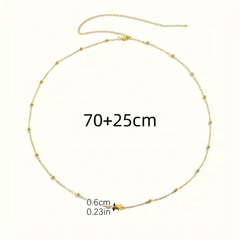 Dainty Gold Heart Waist Chain  - Body Jewelry For You review and price